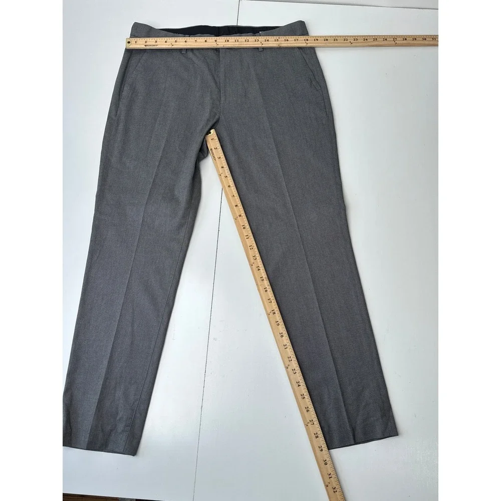 Bonobos Weekday Warrior Slim Taper Grey Dress Pants Mens 35x30 Tuesday - Picture 8 of 11